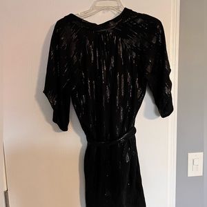 NWT - black sequin tunic